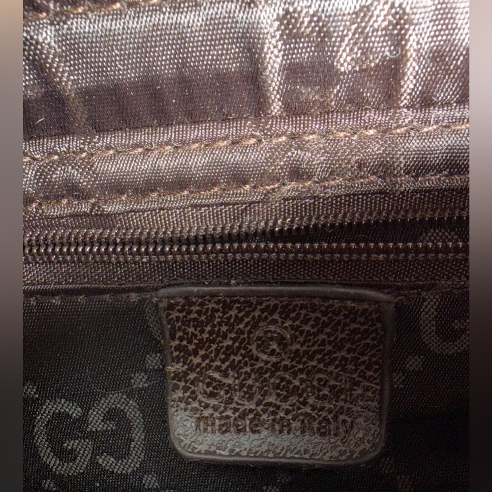 Gucci Wallet Purse Brown Beige Unisex, Vintage - Picture 3 of 12